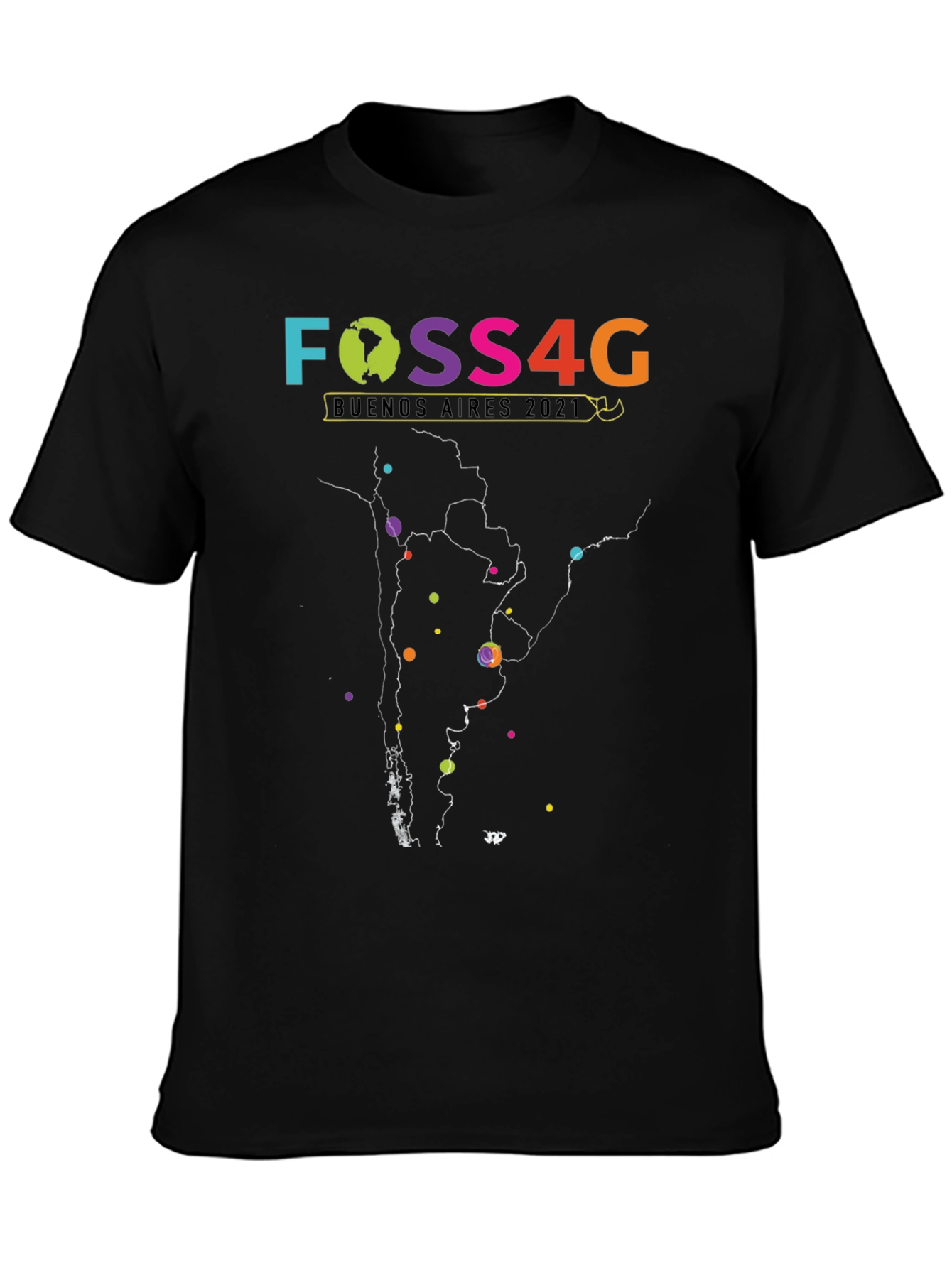 FOSS4G Buenos Aires 2021 Graphic T-Shirt