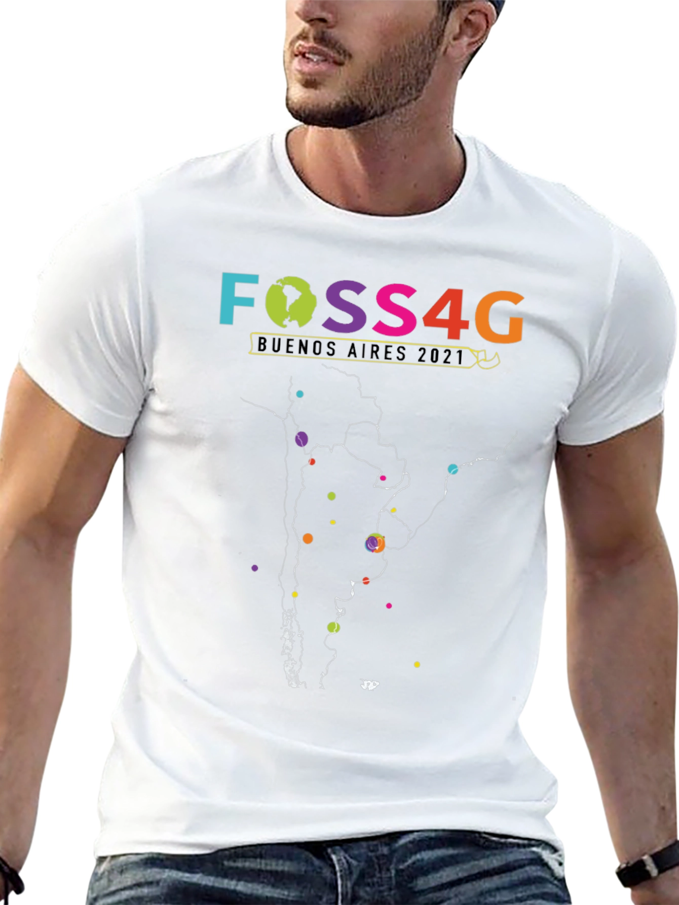 FOSS4G Buenos Aires 2021 Graphic T-Shirt