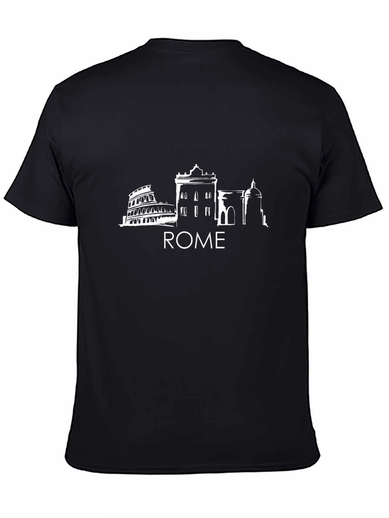 Rome Skyline Graphic T-Shirt - Classic Souvenir Tee