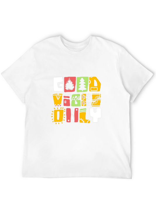 Good Vibes Only Graphic Print T-Shirt