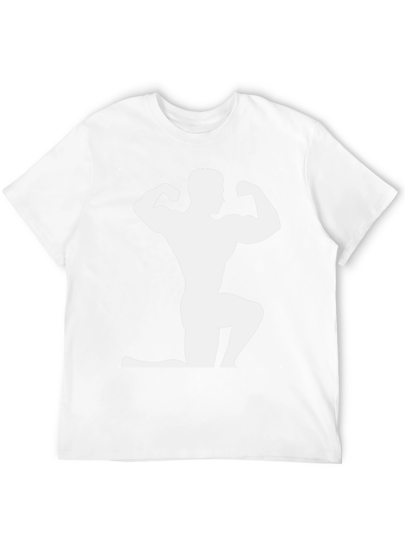 Bodybuilder Silhouette Graphic T-Shirt
