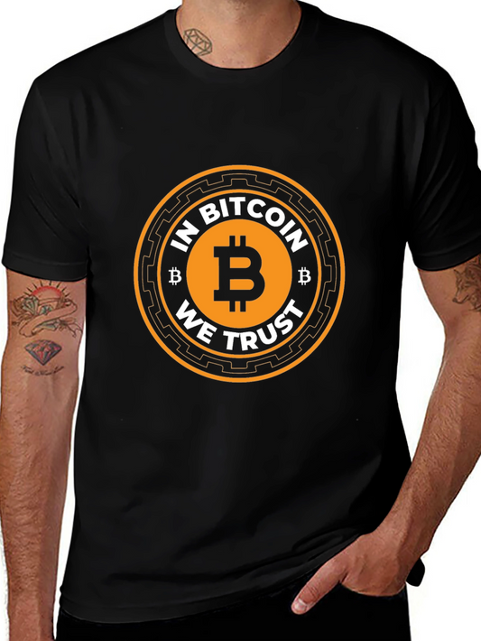 Bitcoin We Trust Black T-Shirt