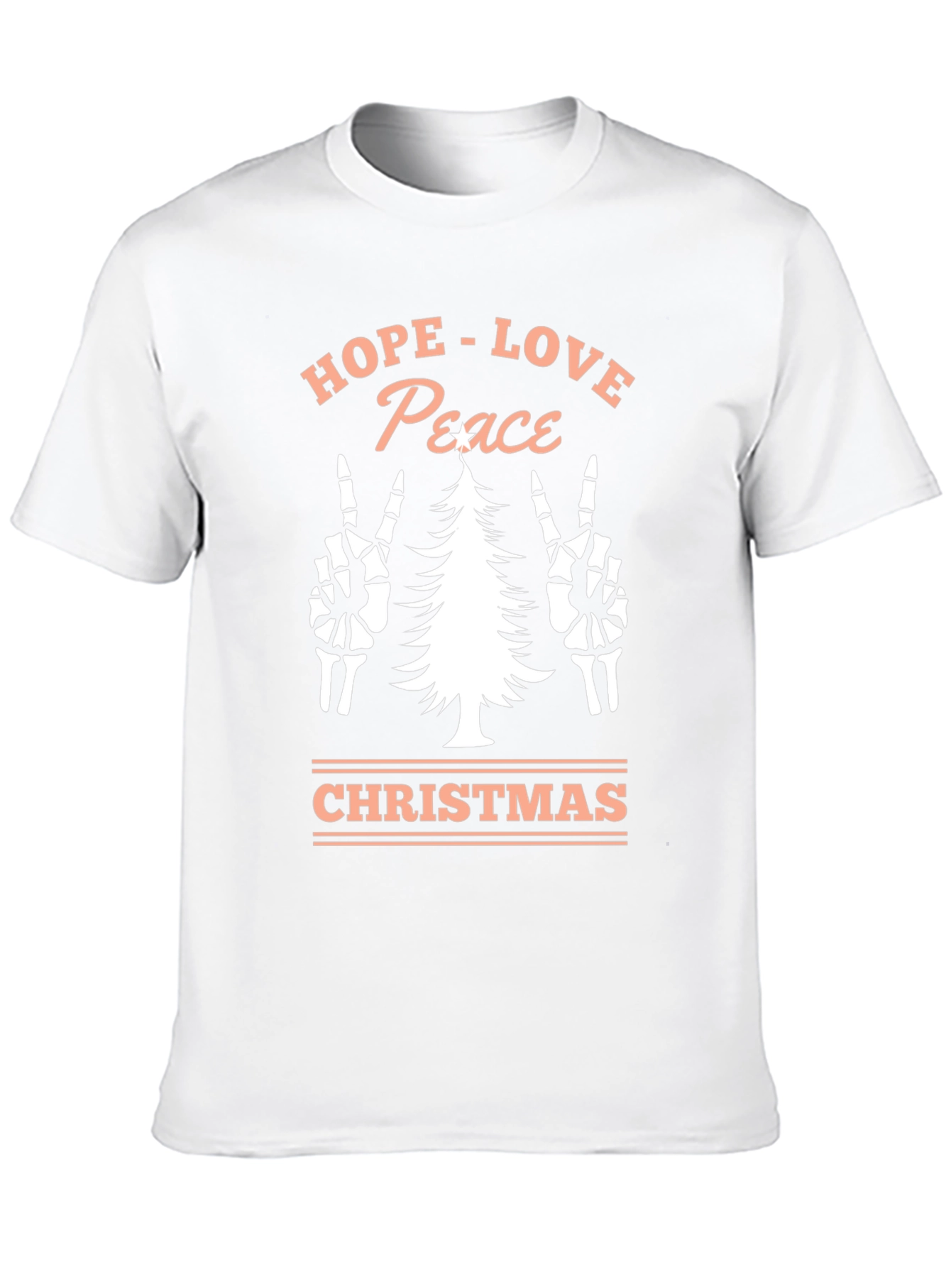 Hope Love Peace Christmas T-Shirt