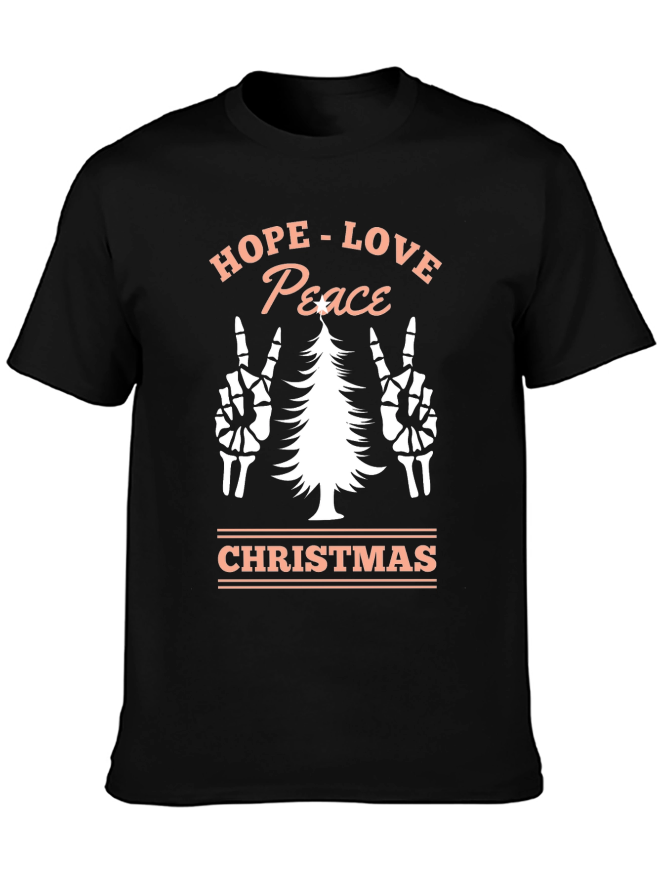 Hope Love Peace Christmas T-Shirt