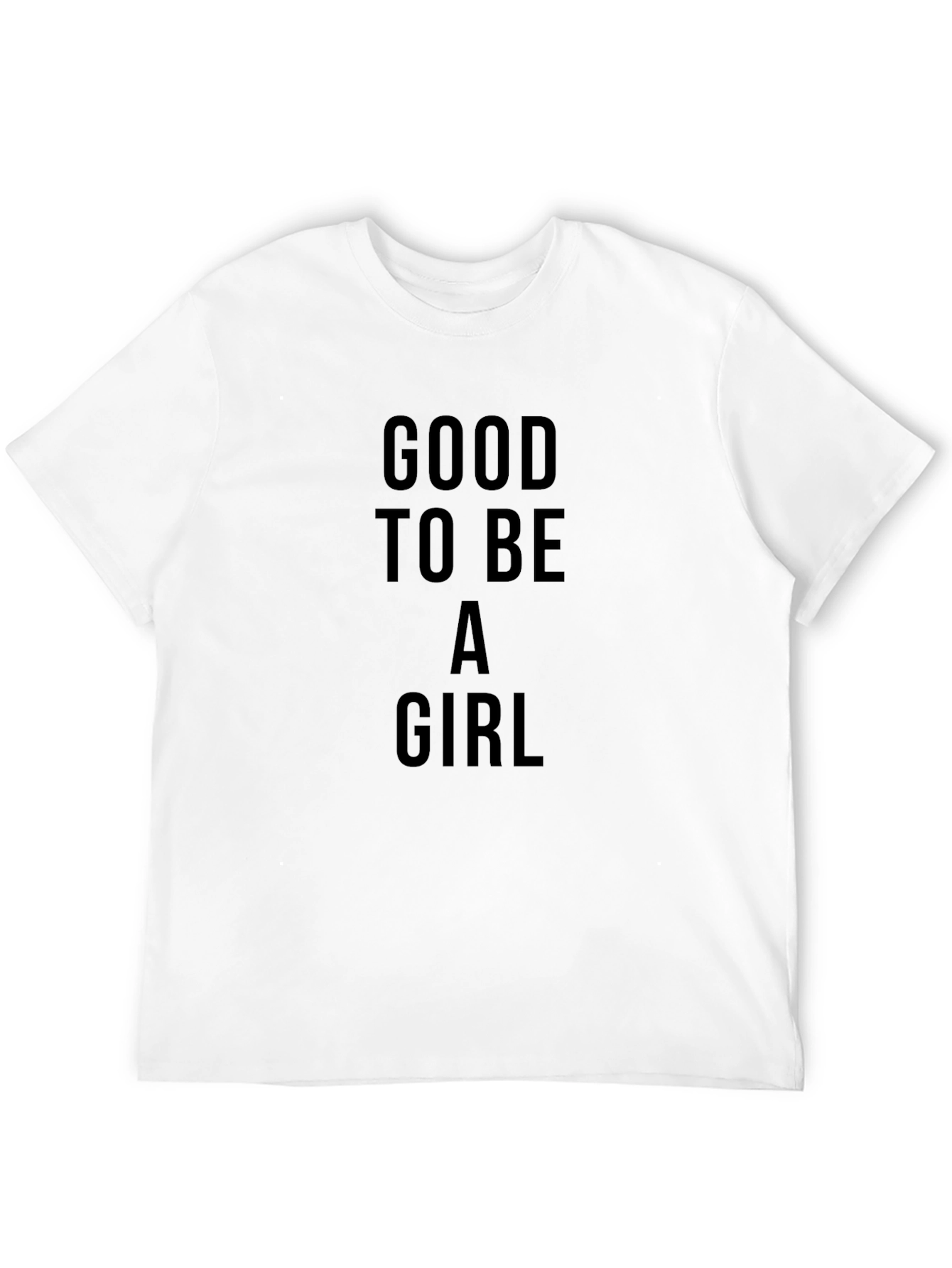 Good To Be A Girl Graphic Tee - Black