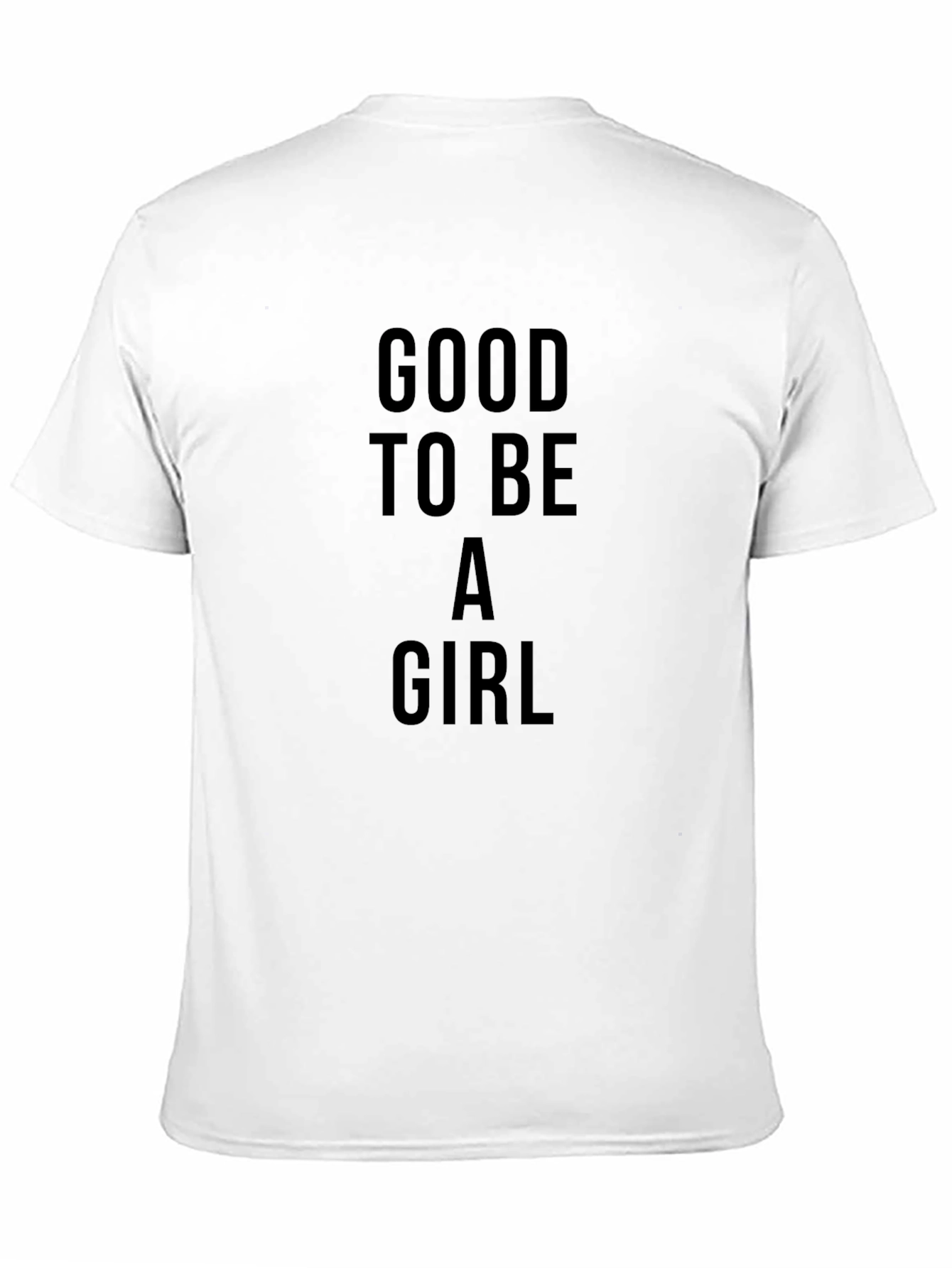 Good To Be A Girl Graphic Tee - Black