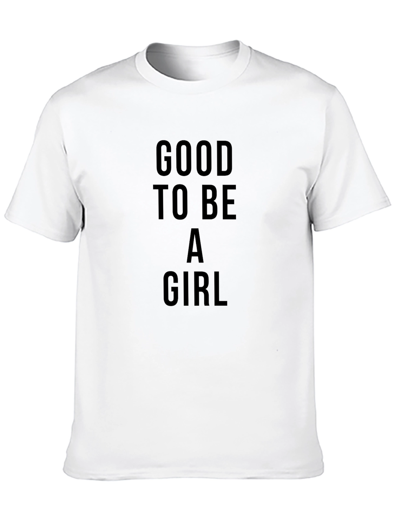 Good To Be A Girl Graphic Tee - Black