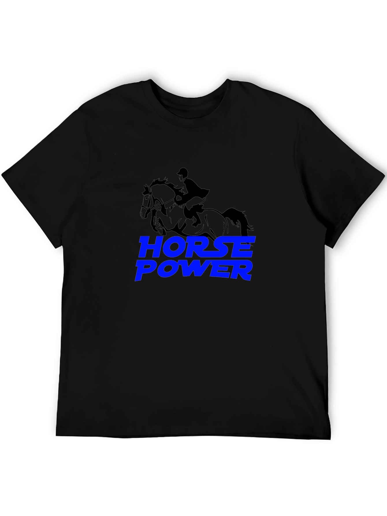 Horse Power Black T-Shirt