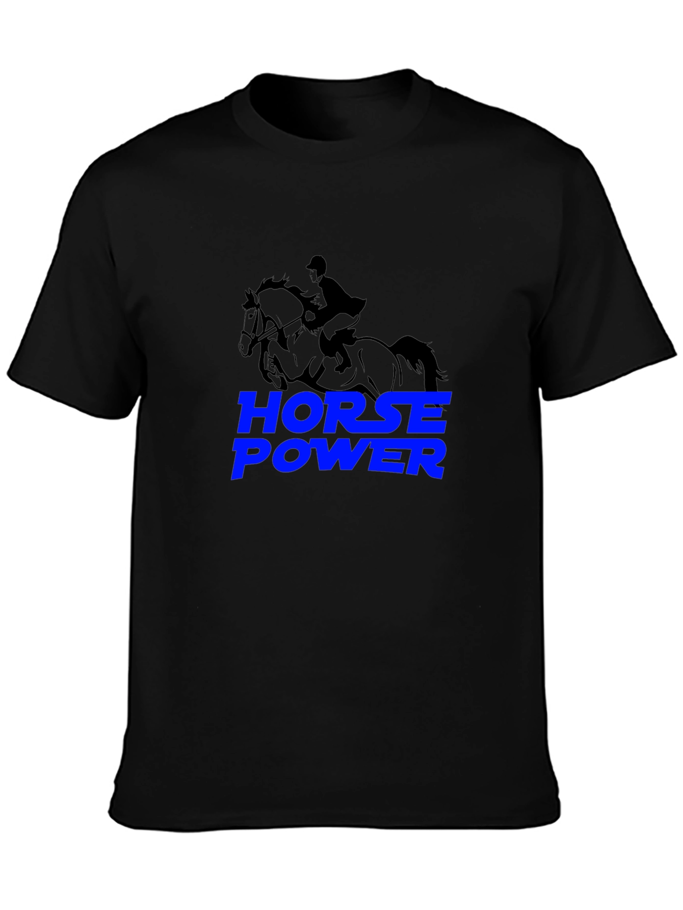 Horse Power Black T-Shirt