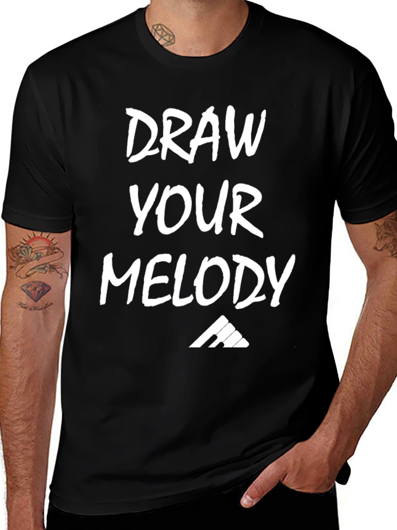 Draw Your Melody T-Shirt - Music Lovers Tee