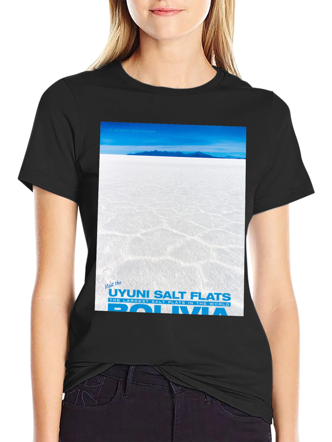 Uyuni Salt Flats Bolivia Graphic T-Shirt