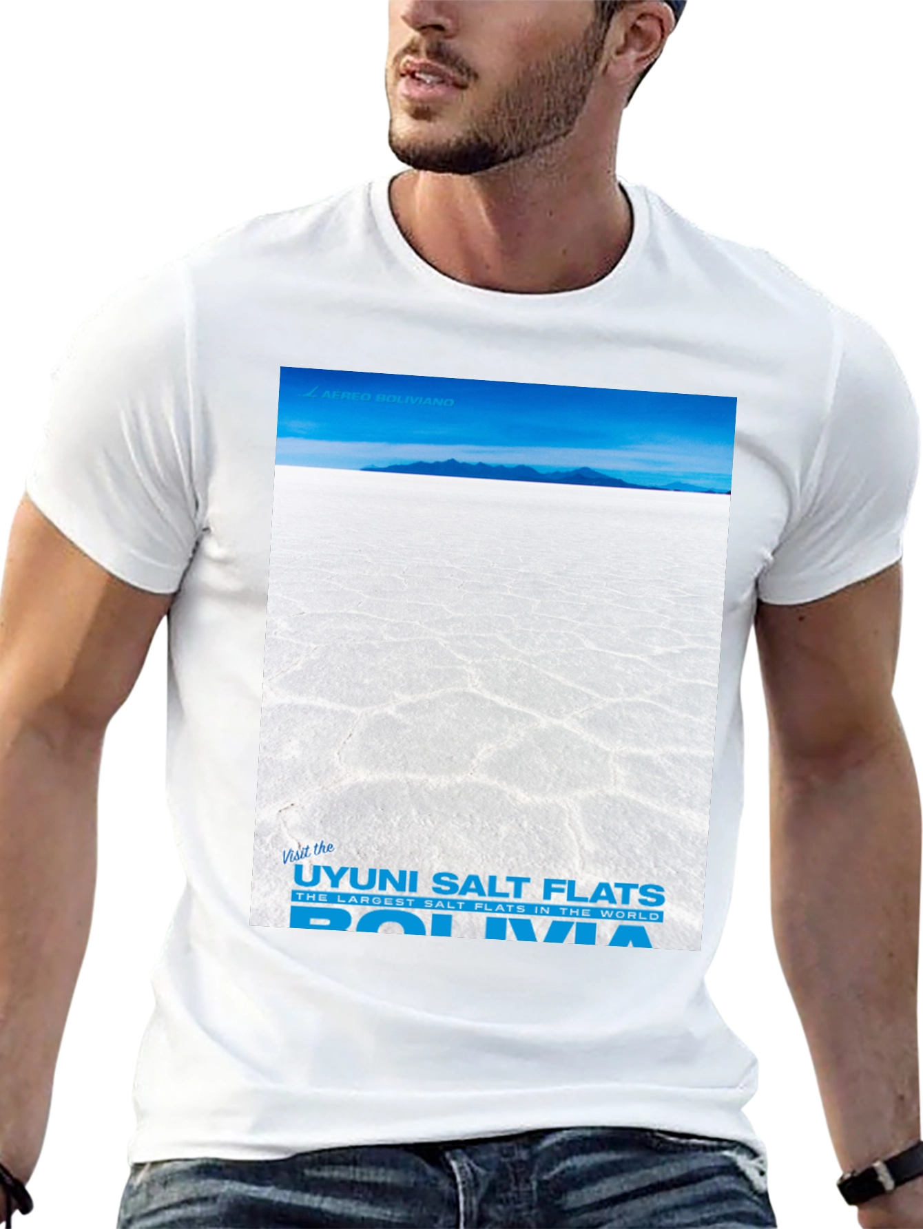 Uyuni Salt Flats Bolivia Graphic T-Shirt