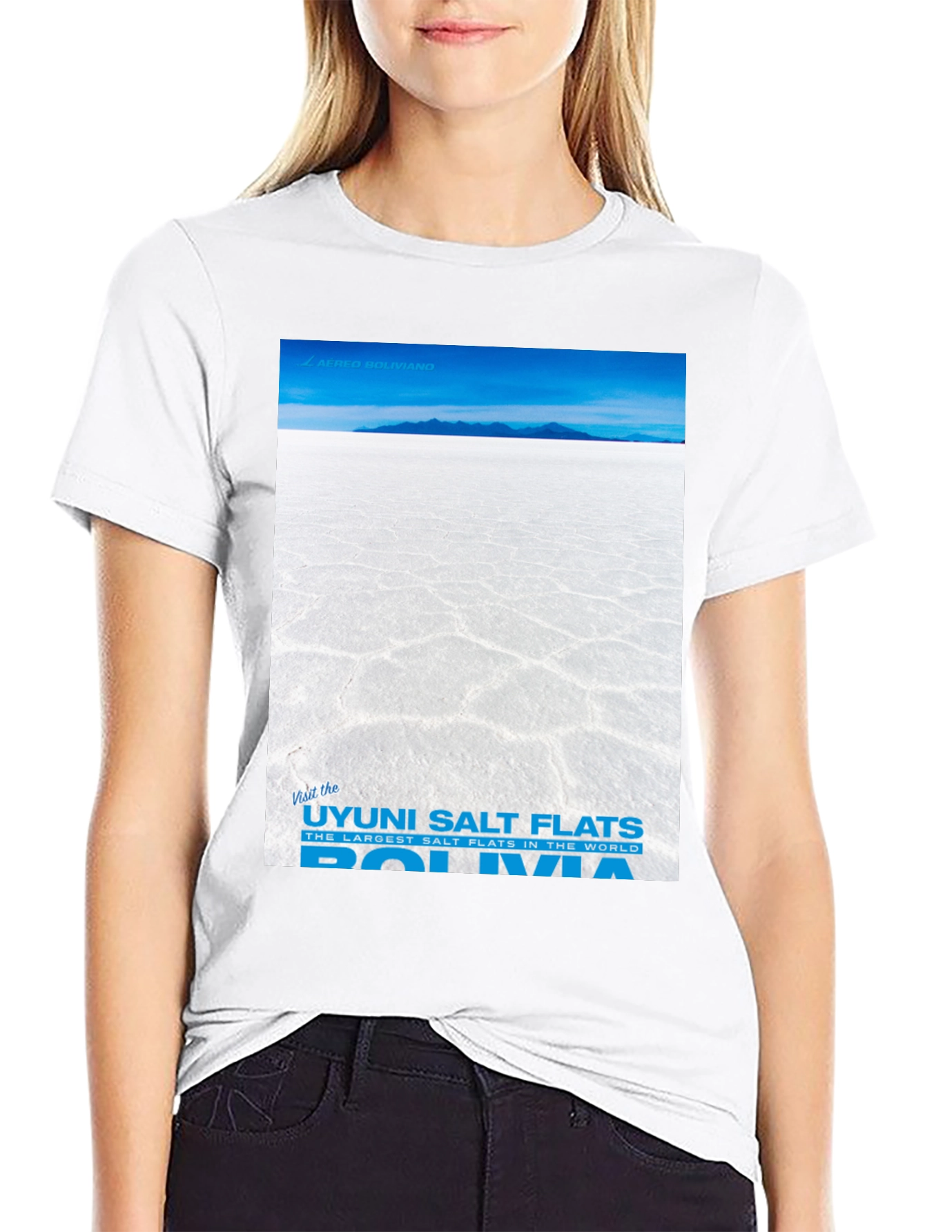 Uyuni Salt Flats Bolivia Graphic T-Shirt