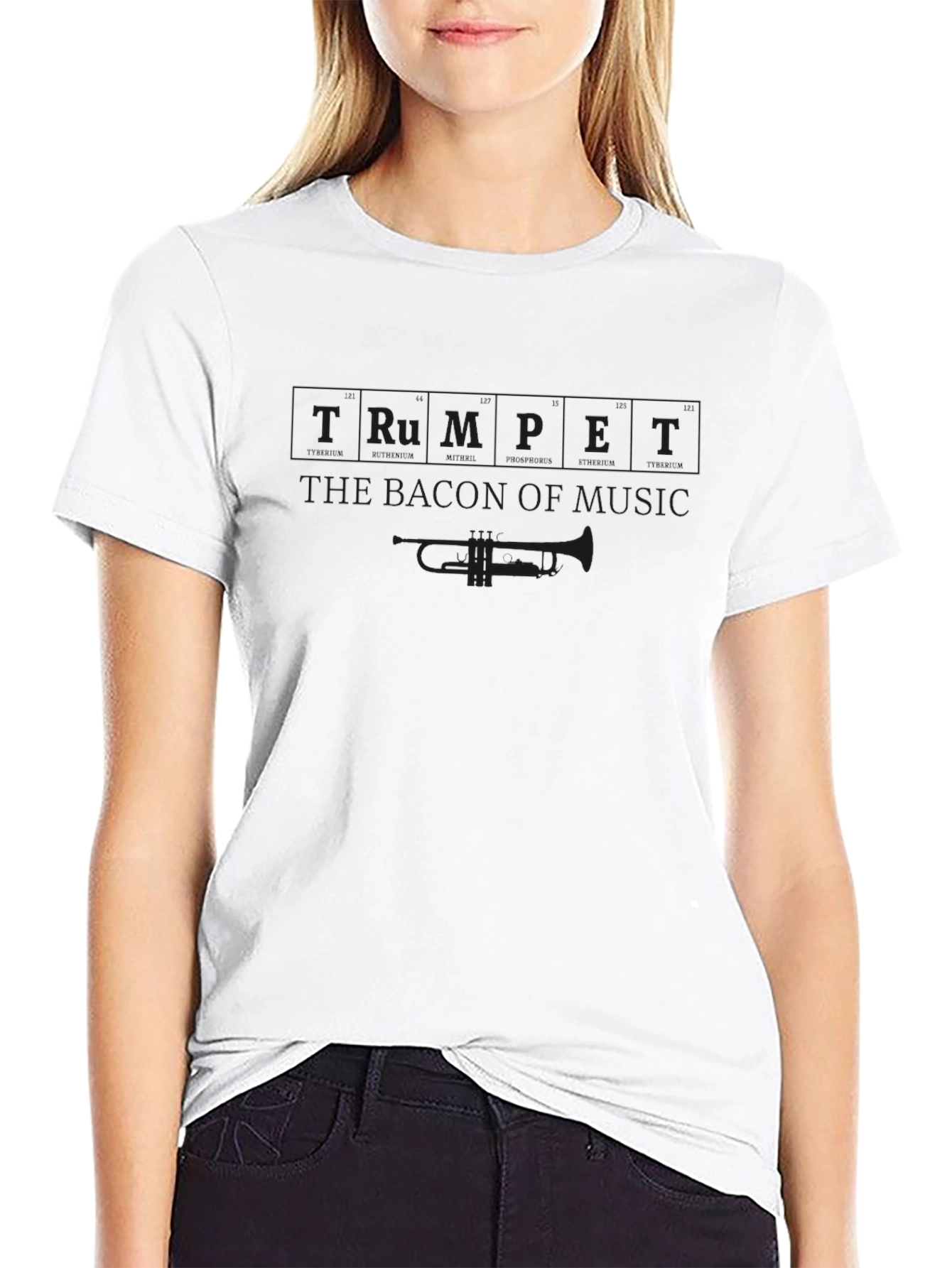 Trumpet Music Graphic Tee - Soft Cotton Blend