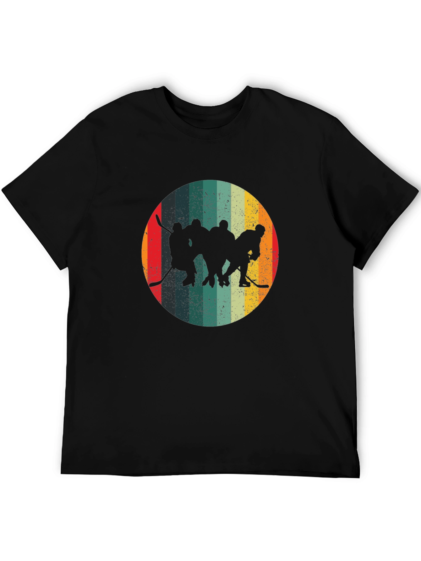 Retro Hockey Player Graphic Tee