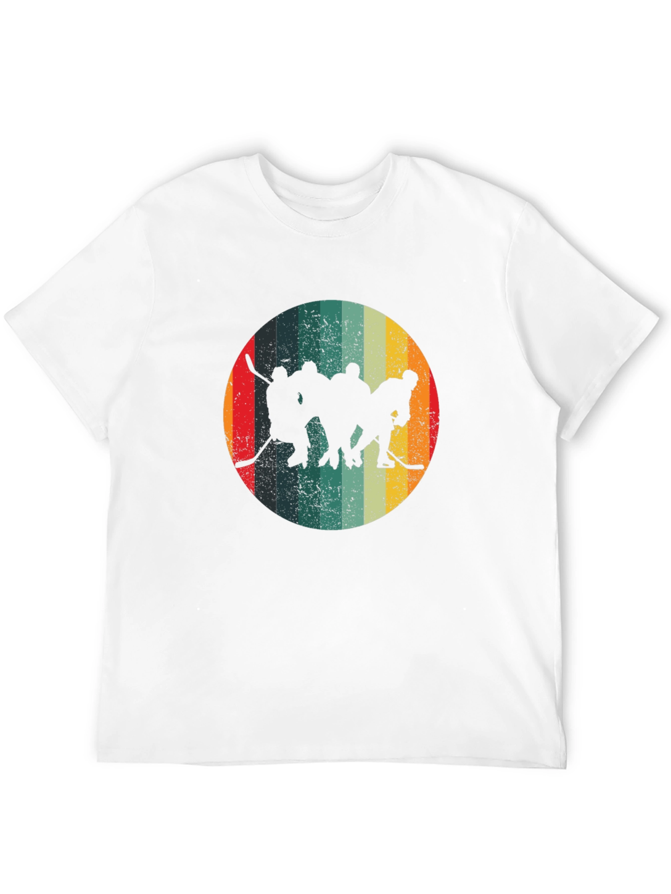 Retro Hockey Player Graphic Tee