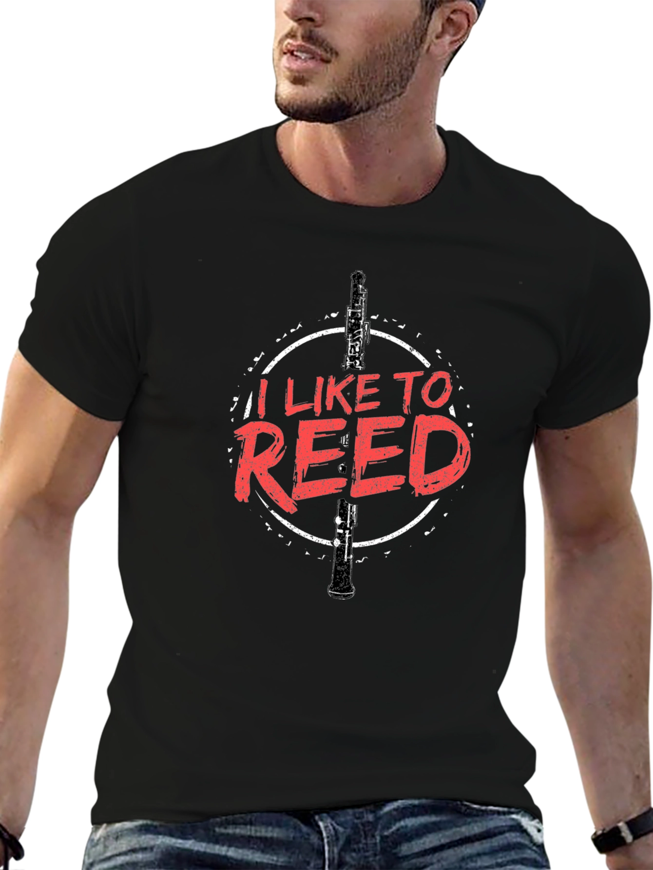 I Like To Reed Funny Clarinet T-Shirt