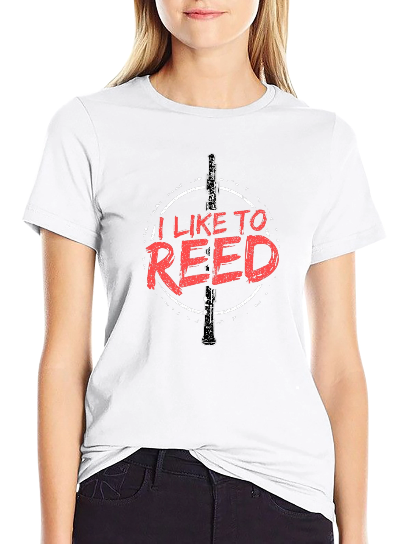 I Like To Reed Funny Clarinet T-Shirt