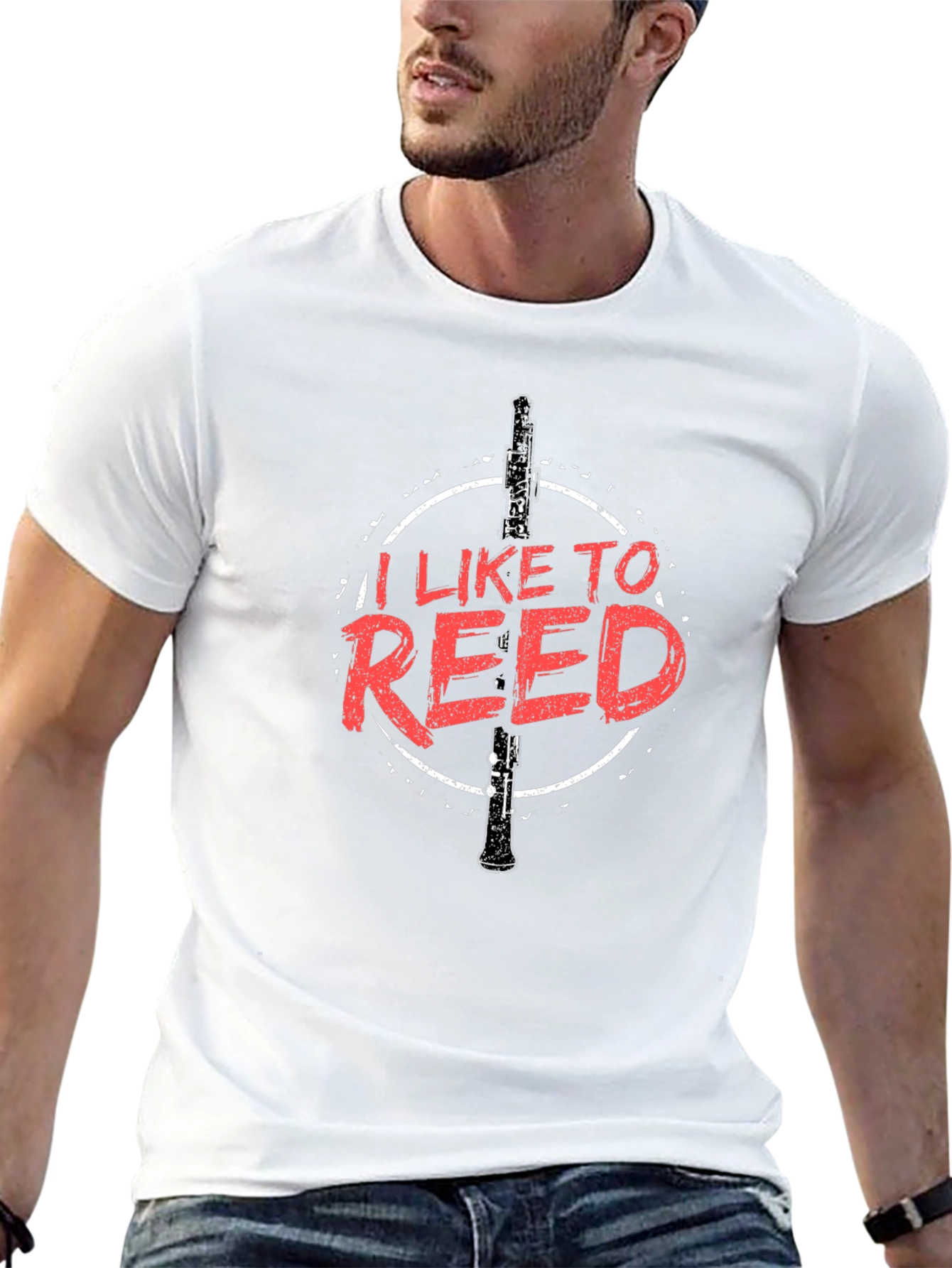 I Like To Reed Funny Clarinet T-Shirt