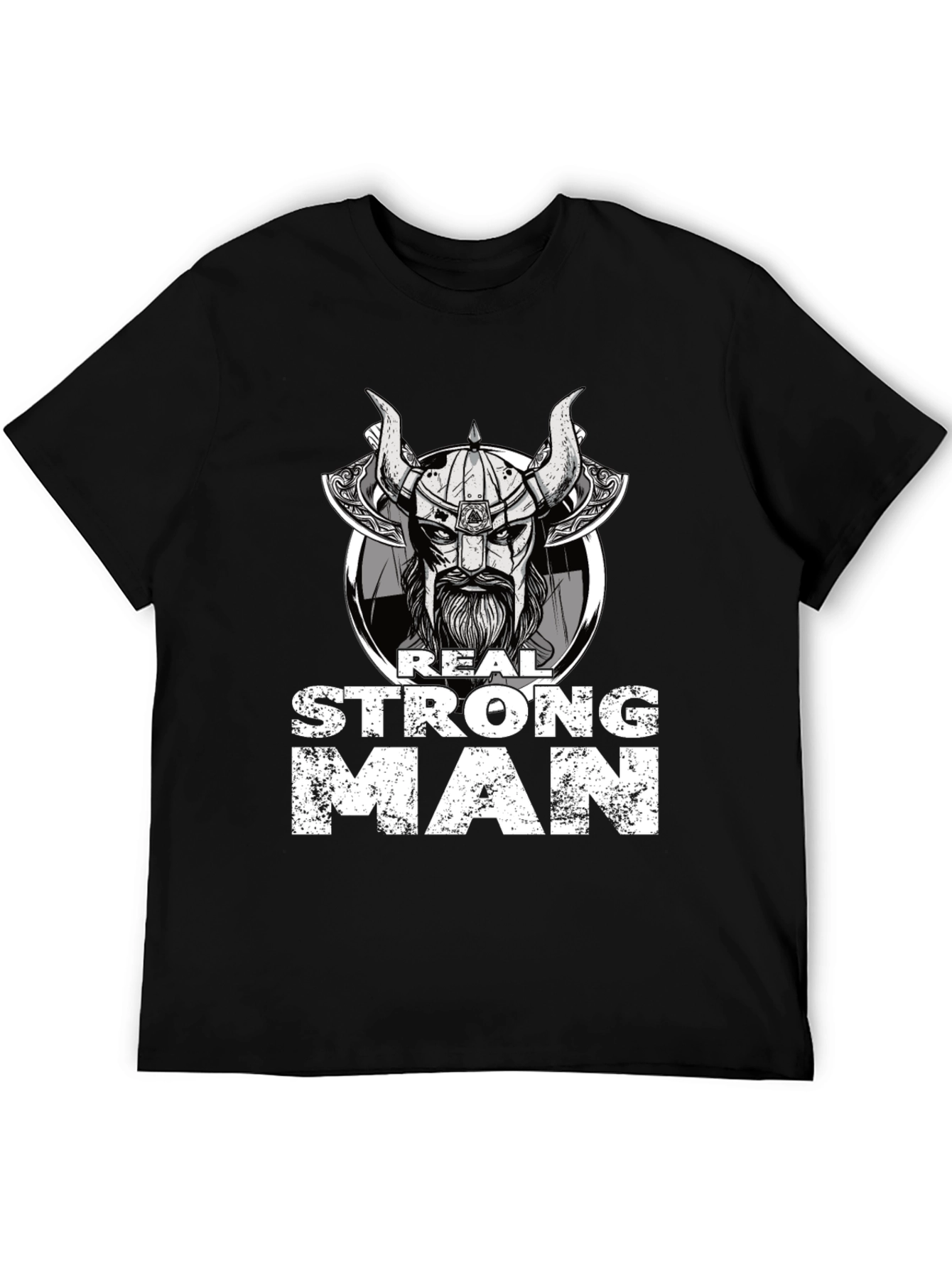 Real Strong Man Viking Graphic T-Shirt