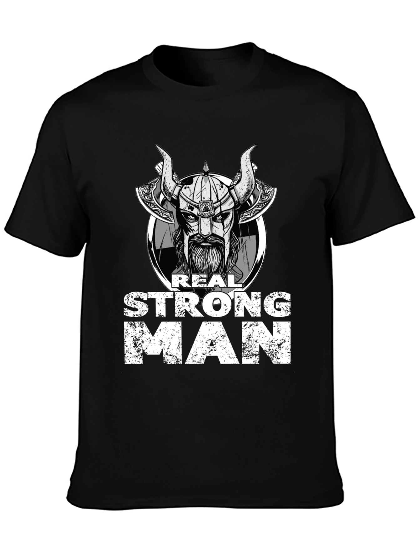 Real Strong Man Viking Graphic T-Shirt