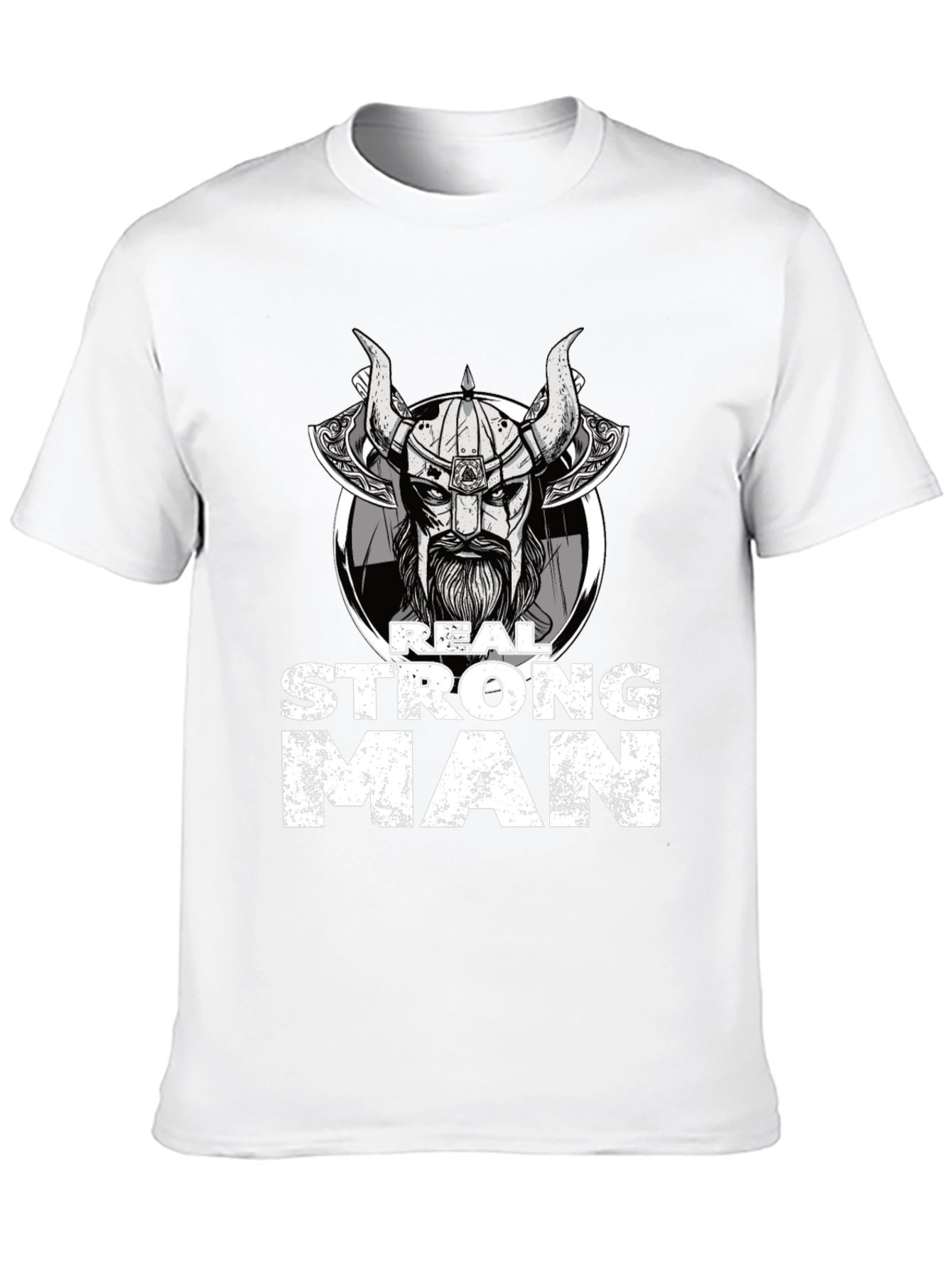 Real Strong Man Viking Graphic T-Shirt