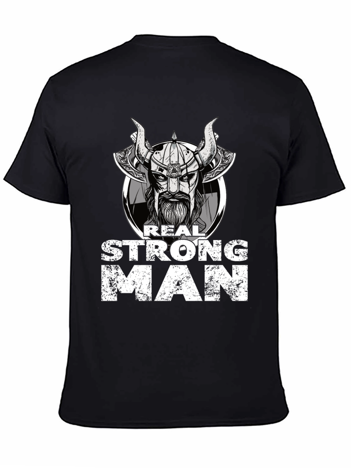 Real Strong Man Viking Graphic T-Shirt