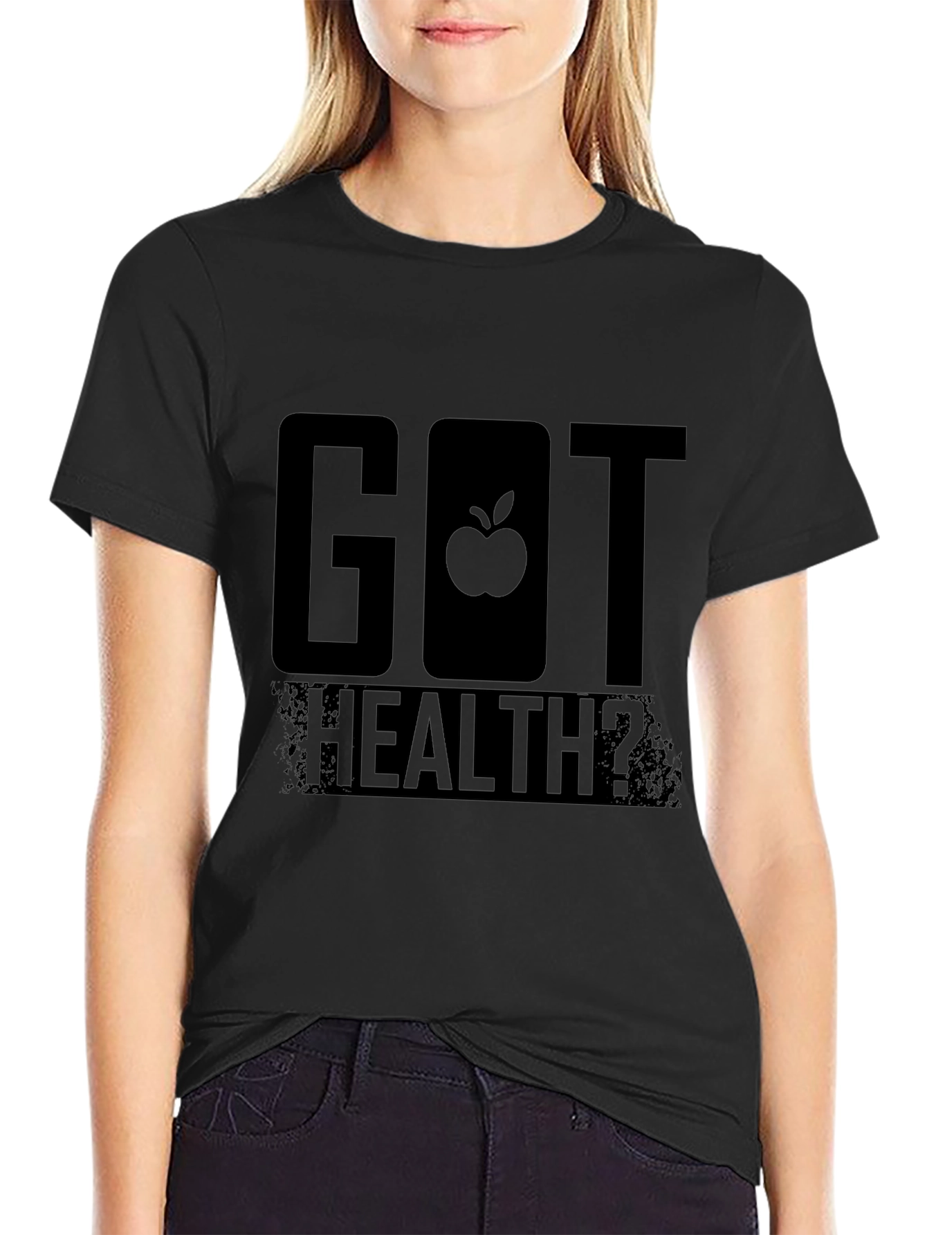 Got Health? Black Graphic T-Shirt