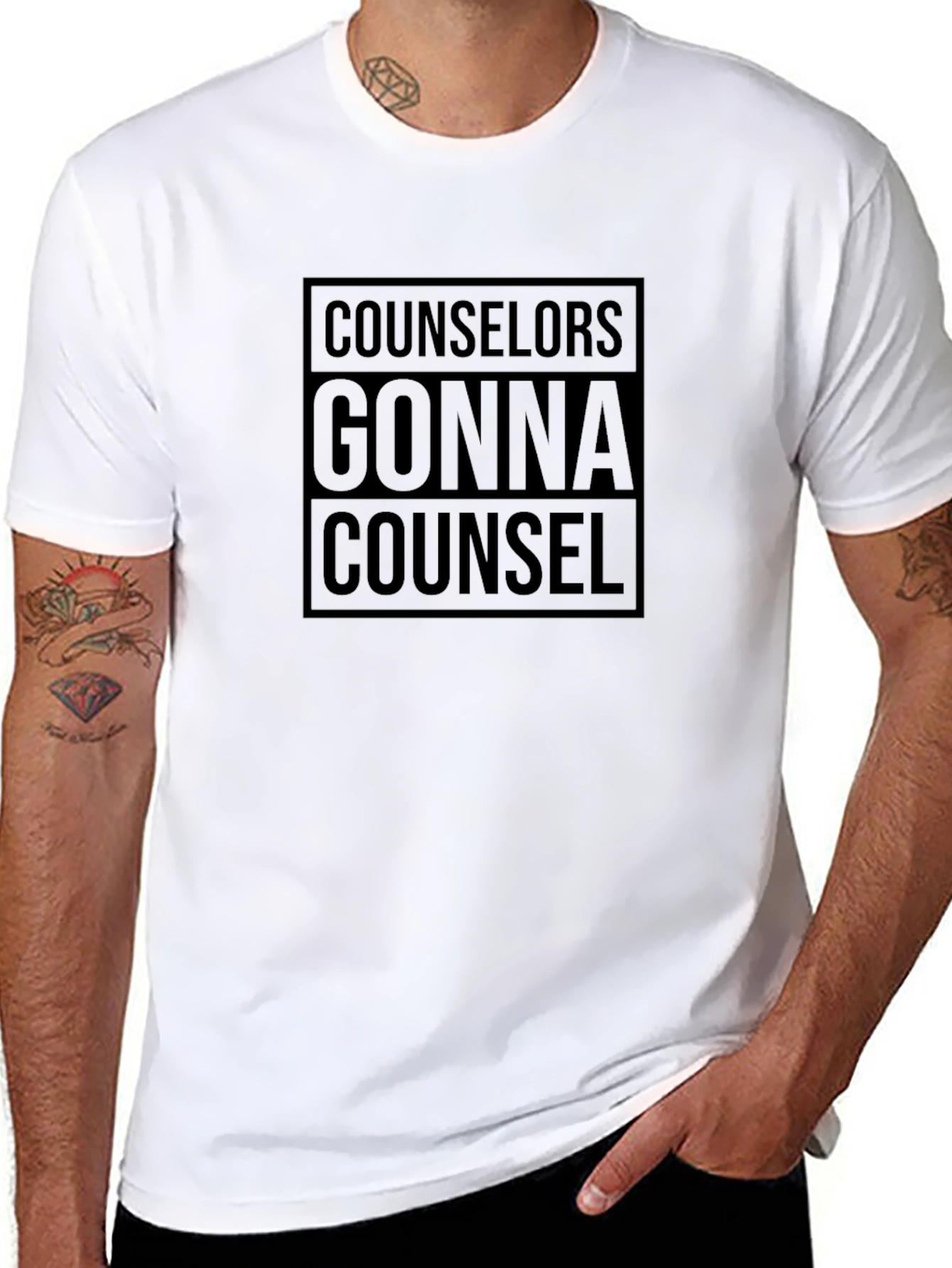 Counselors Gonna Counsel Black Graphic Tee