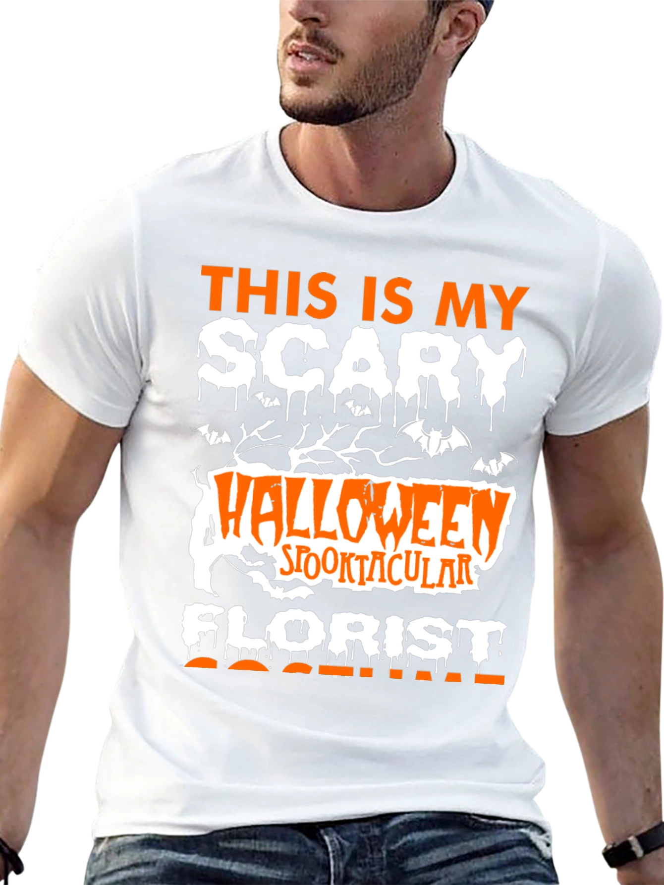 Scary Halloween Florist T-Shirt