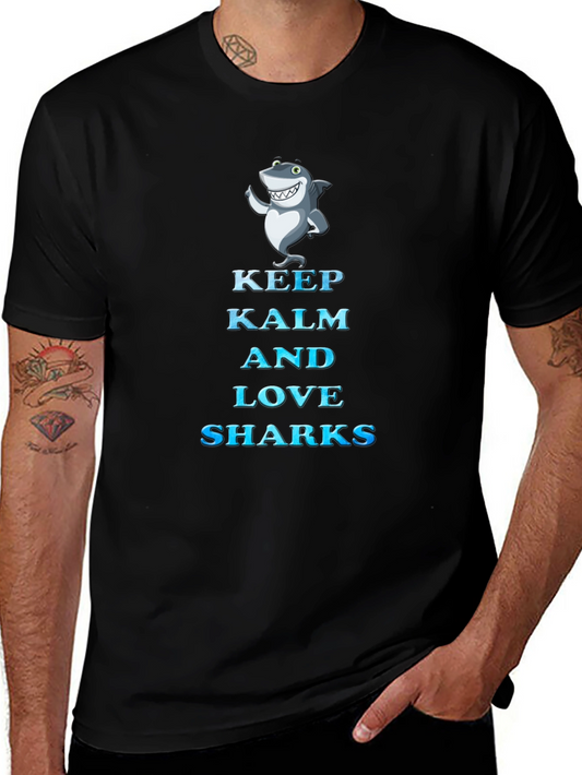 Keep Kalm and Love Sharks T-Shirt