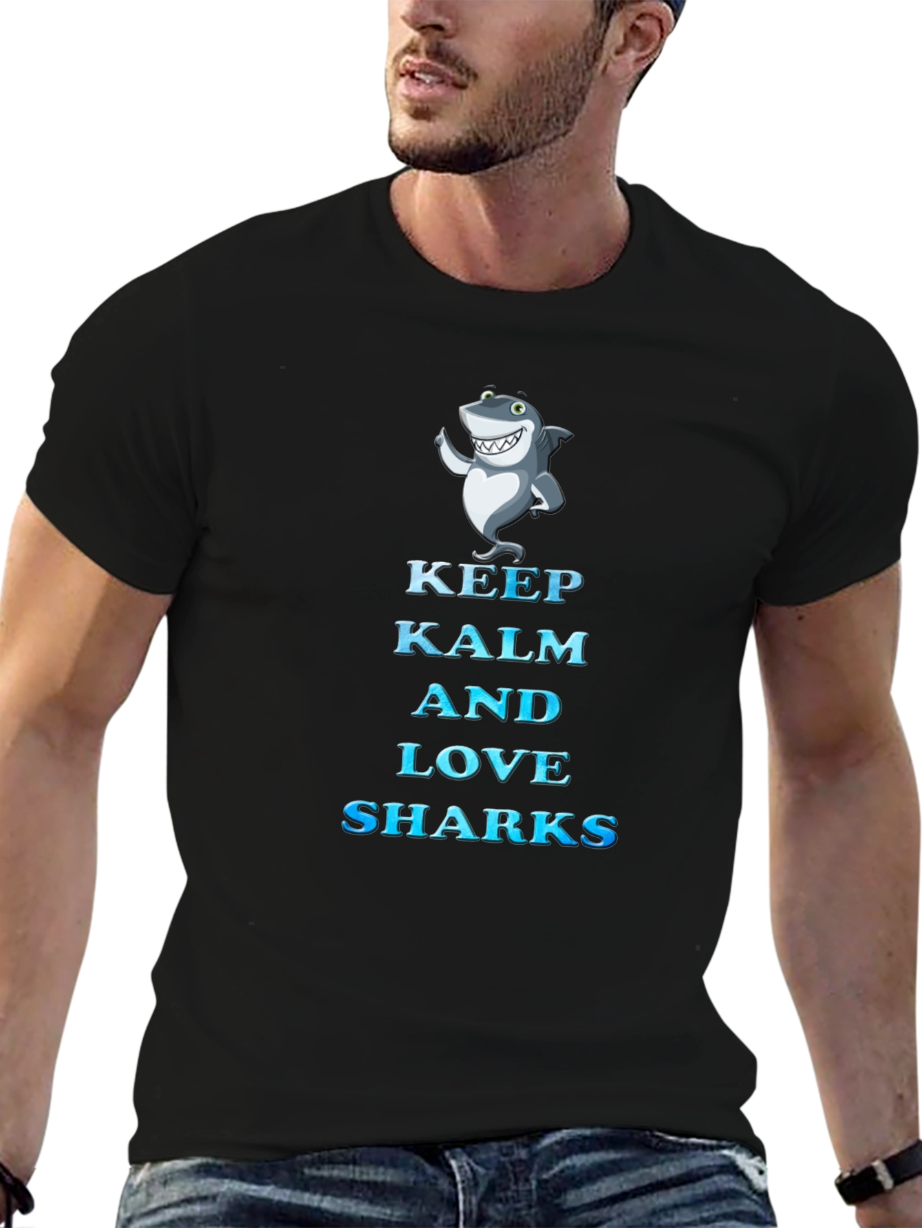 Keep Kalm and Love Sharks T-Shirt