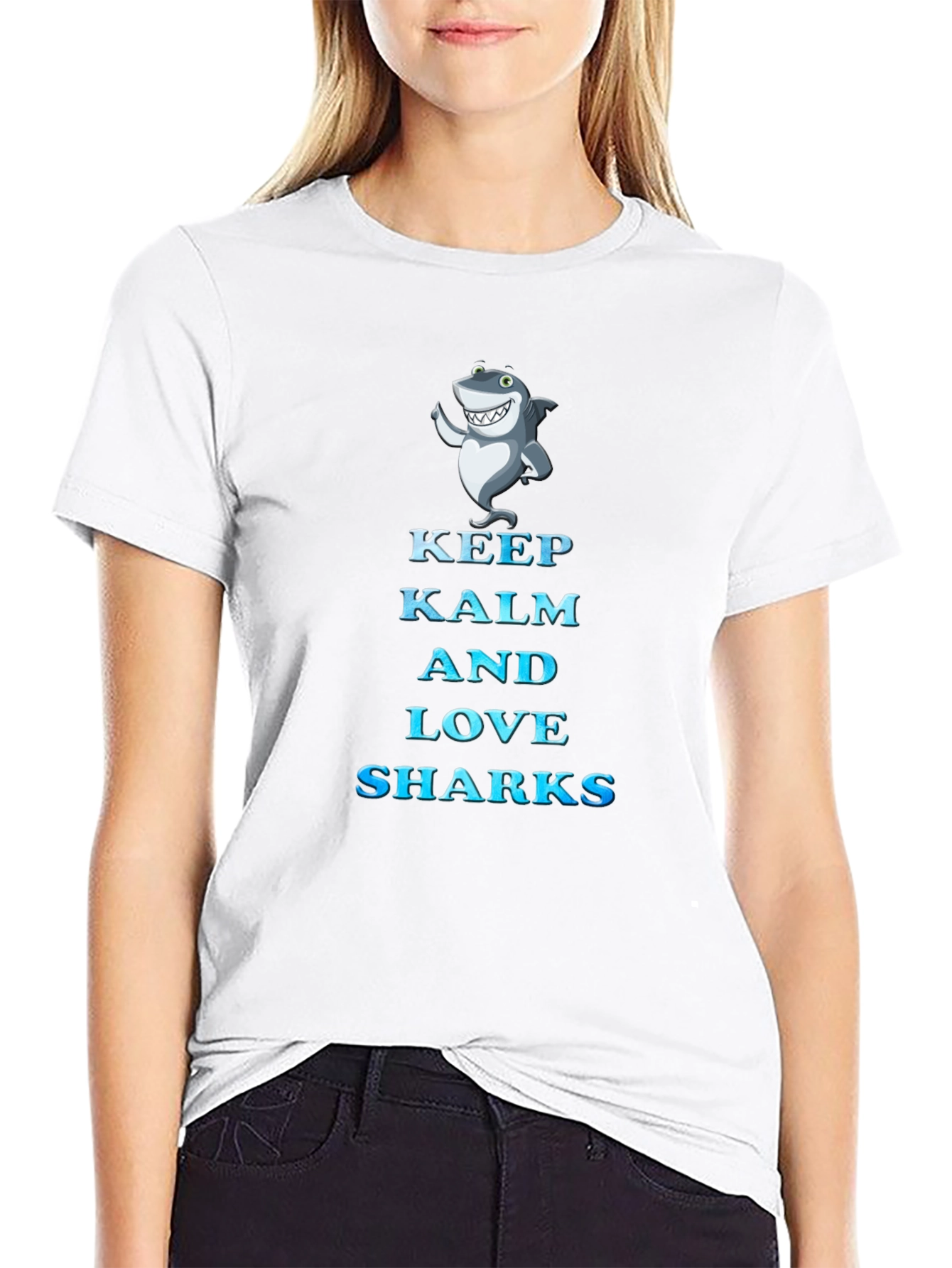 Keep Kalm and Love Sharks T-Shirt