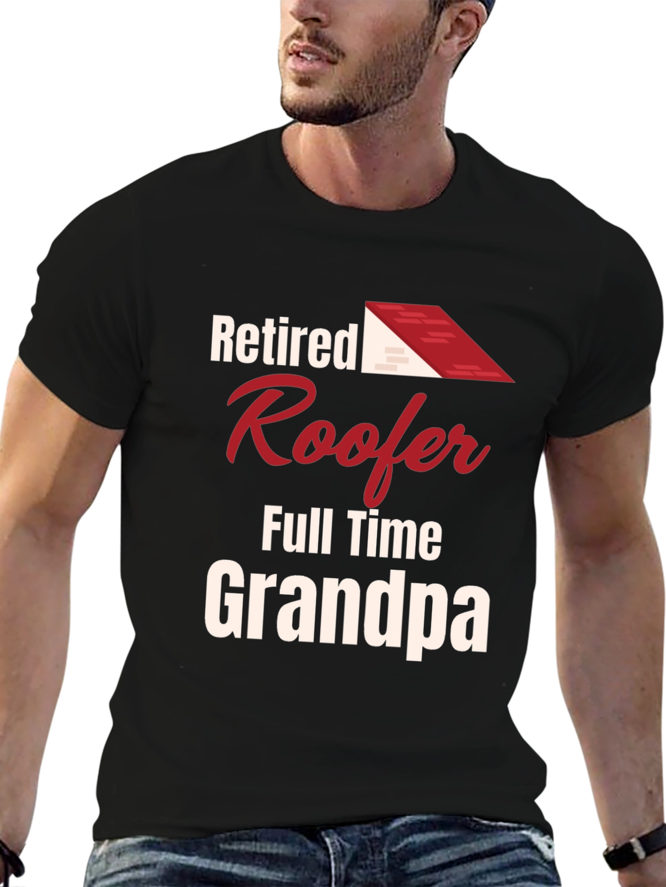 Retired Roofer Grandpa T-Shirt