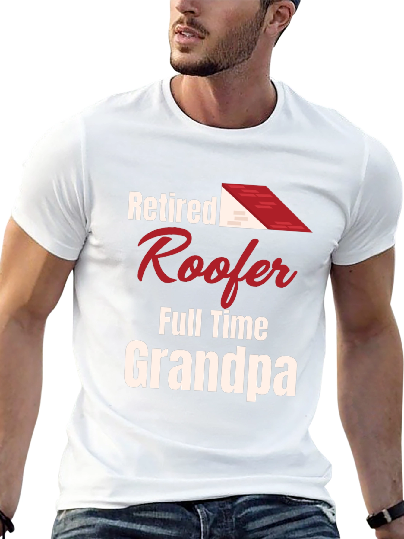 Retired Roofer Grandpa T-Shirt