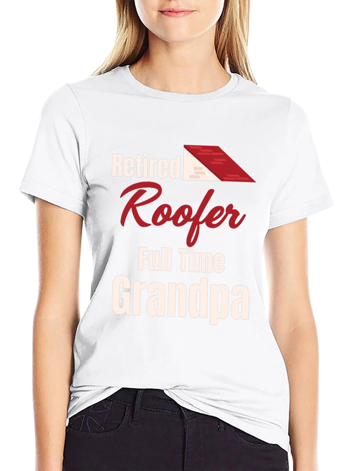 Retired Roofer Grandpa T-Shirt