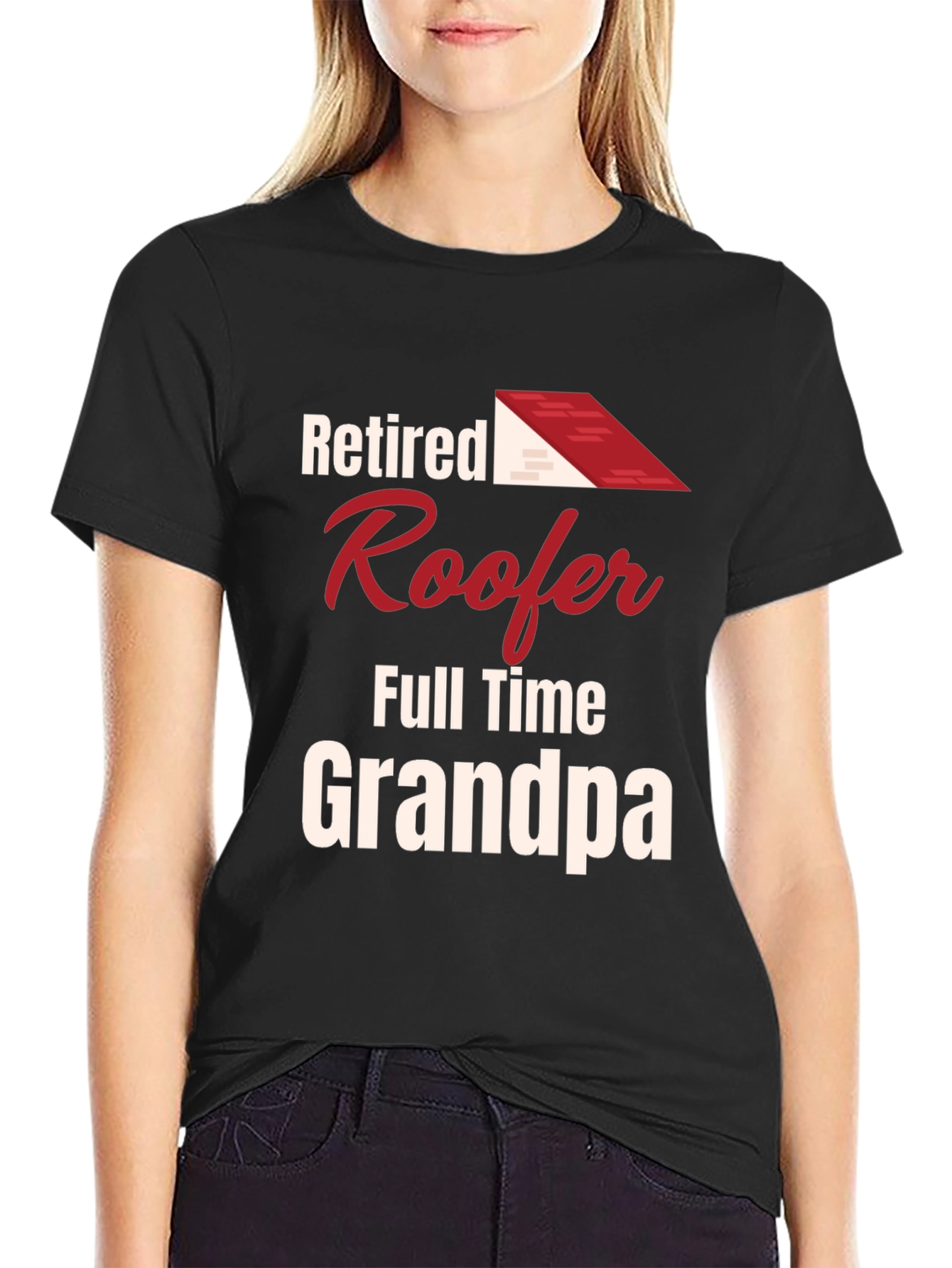 Retired Roofer Grandpa T-Shirt