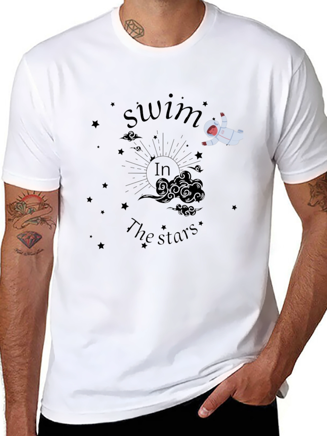 Swim In The Stars Graphic T-Shirt