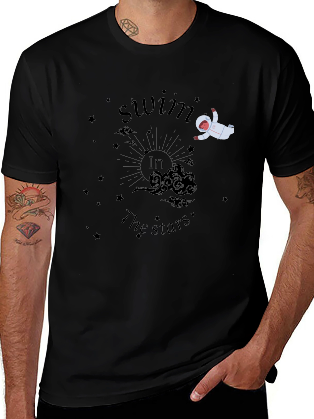Swim In The Stars Graphic T-Shirt