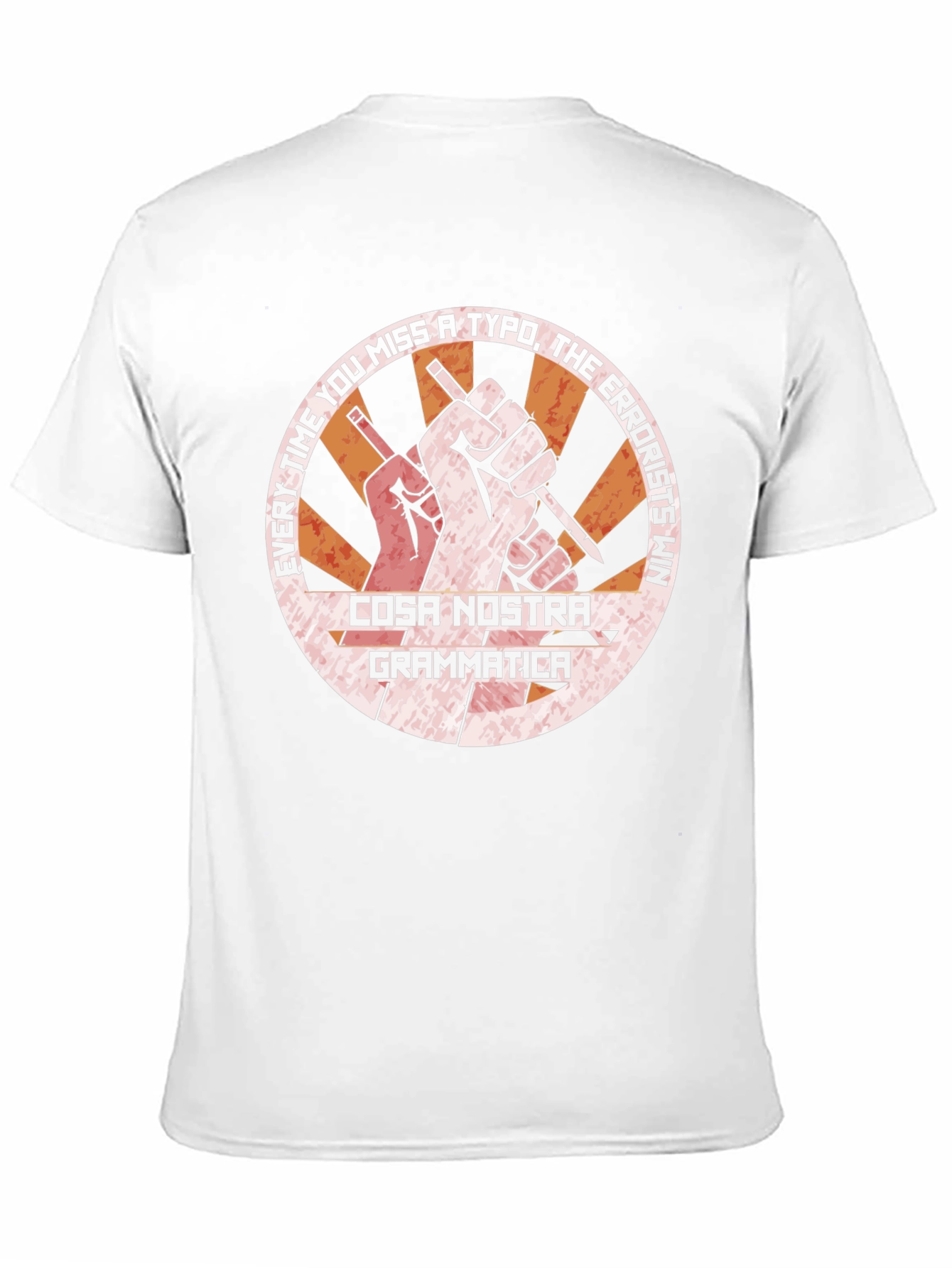 Cosa Nostra Grammatica Black T-Shirt