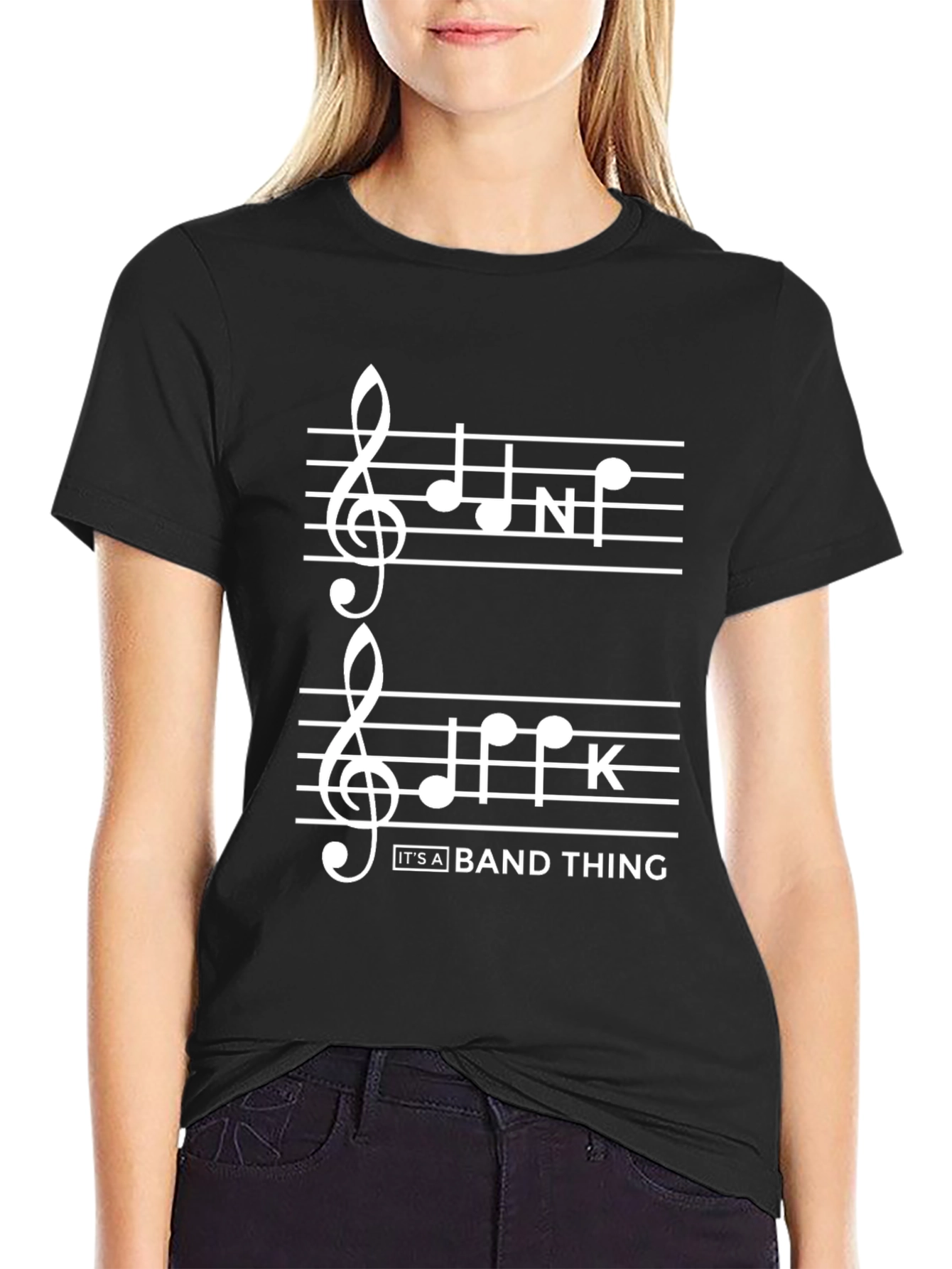 Its A Band Thing Black Graphic Tee