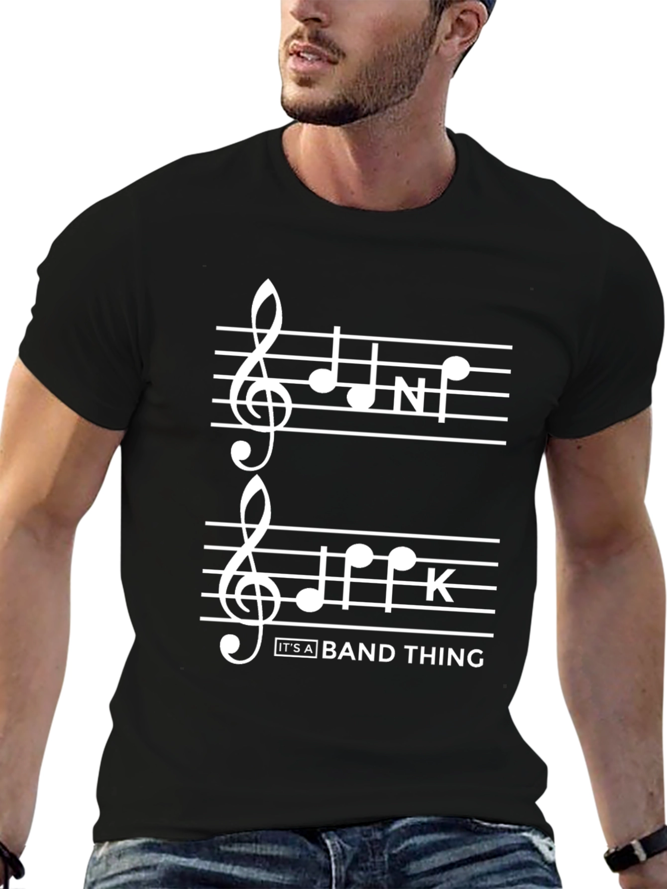 Its A Band Thing Black Graphic Tee