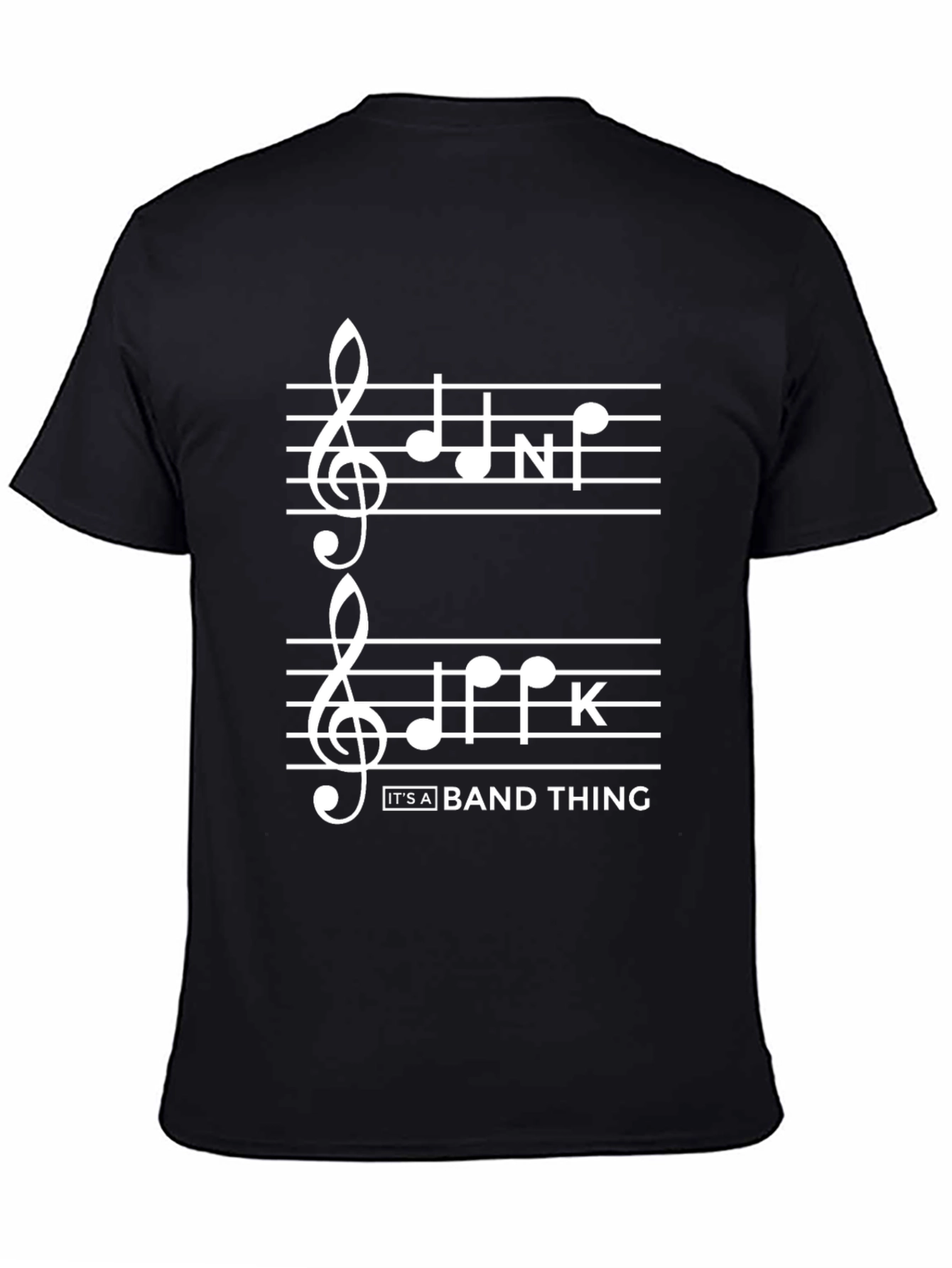 Its A Band Thing Black Graphic Tee