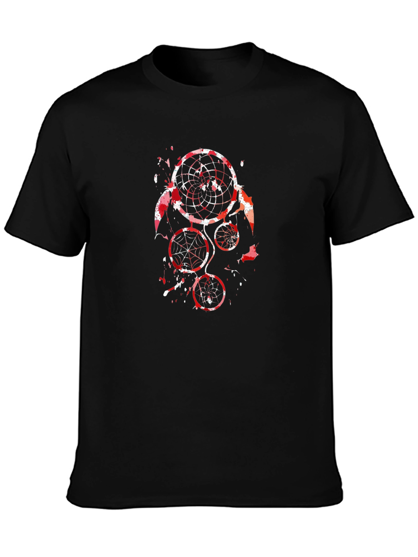 Dreamcatcher Graphic Print Black T-Shirt