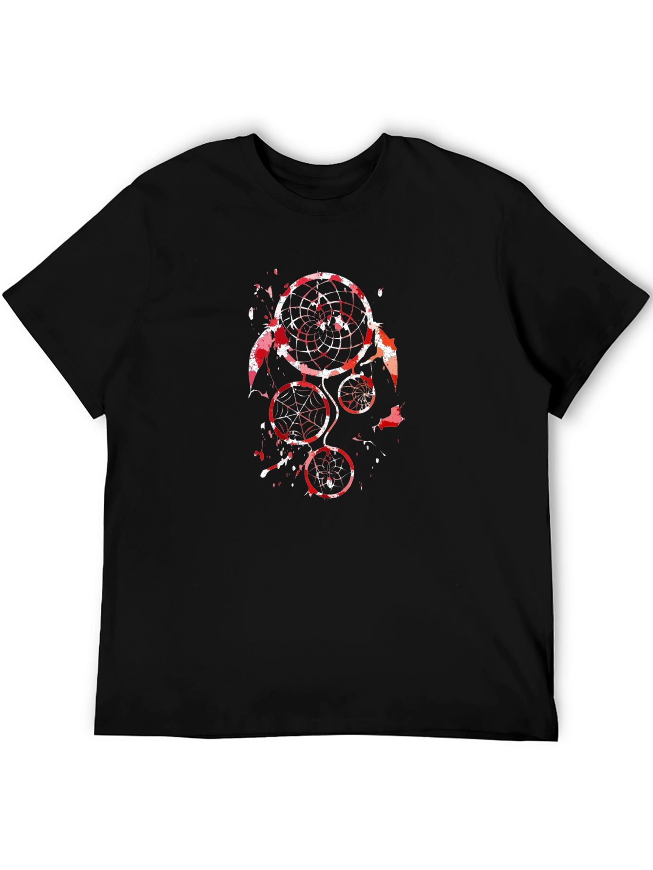 Dreamcatcher Graphic Print Black T-Shirt