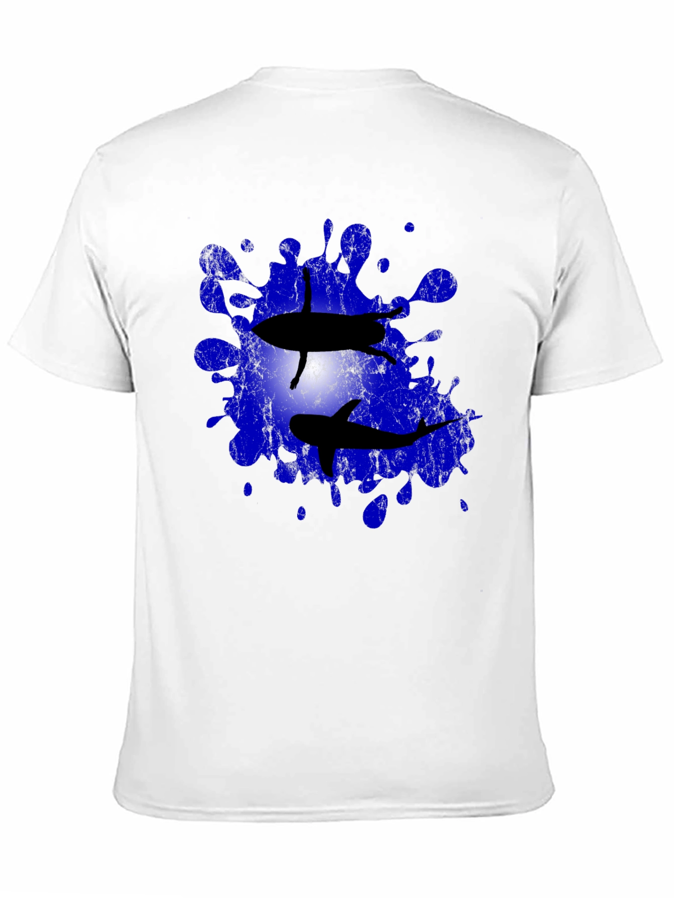 Shark Splash Tee - Unique Graphic T-Shirt