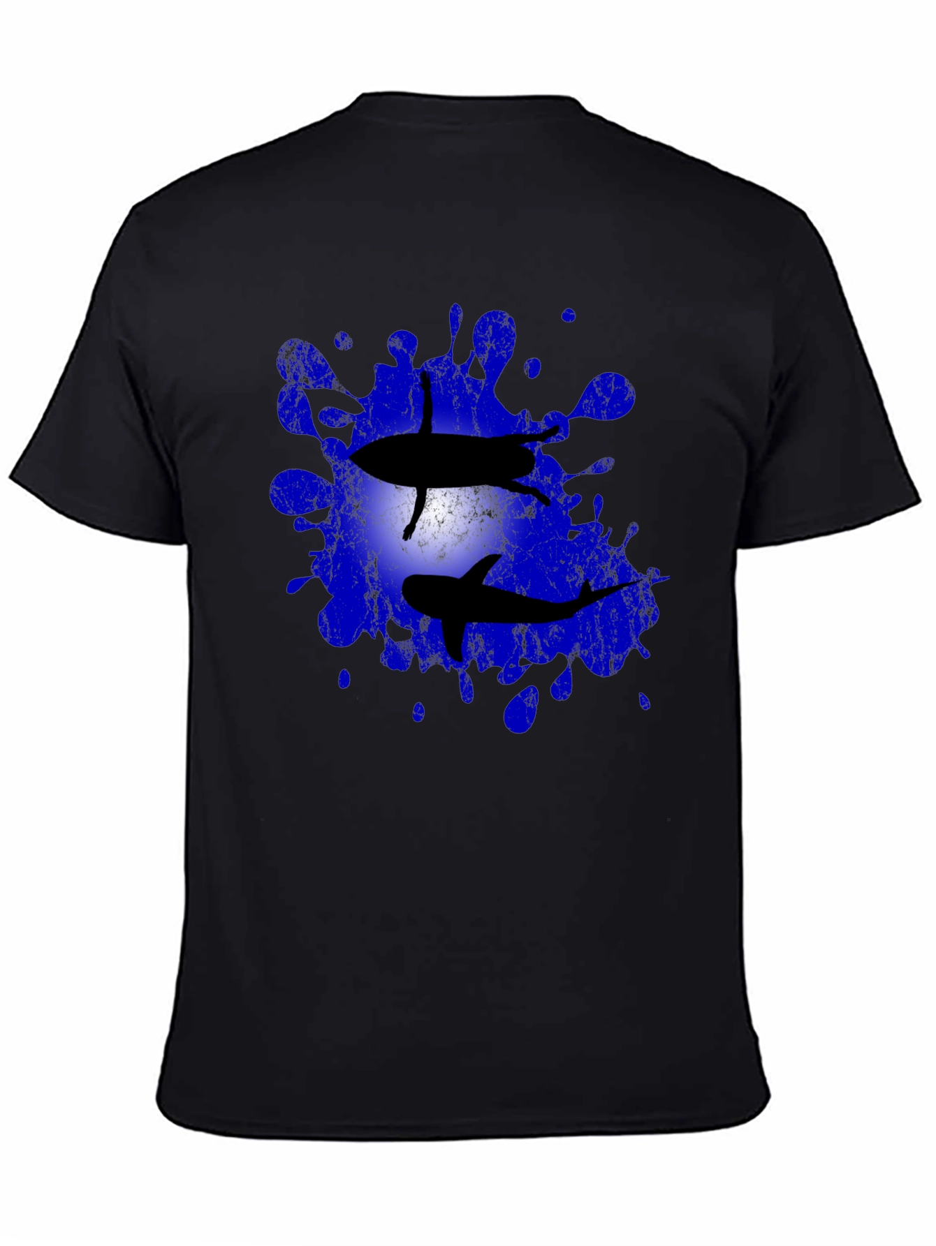Shark Splash Tee - Unique Graphic T-Shirt