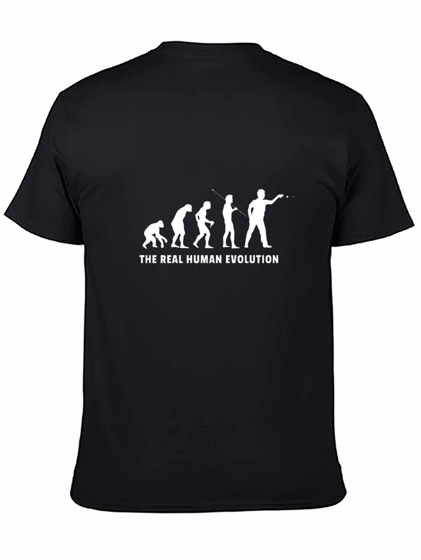 Evolution Shooter Tee - Funny Graphic T-Shirt