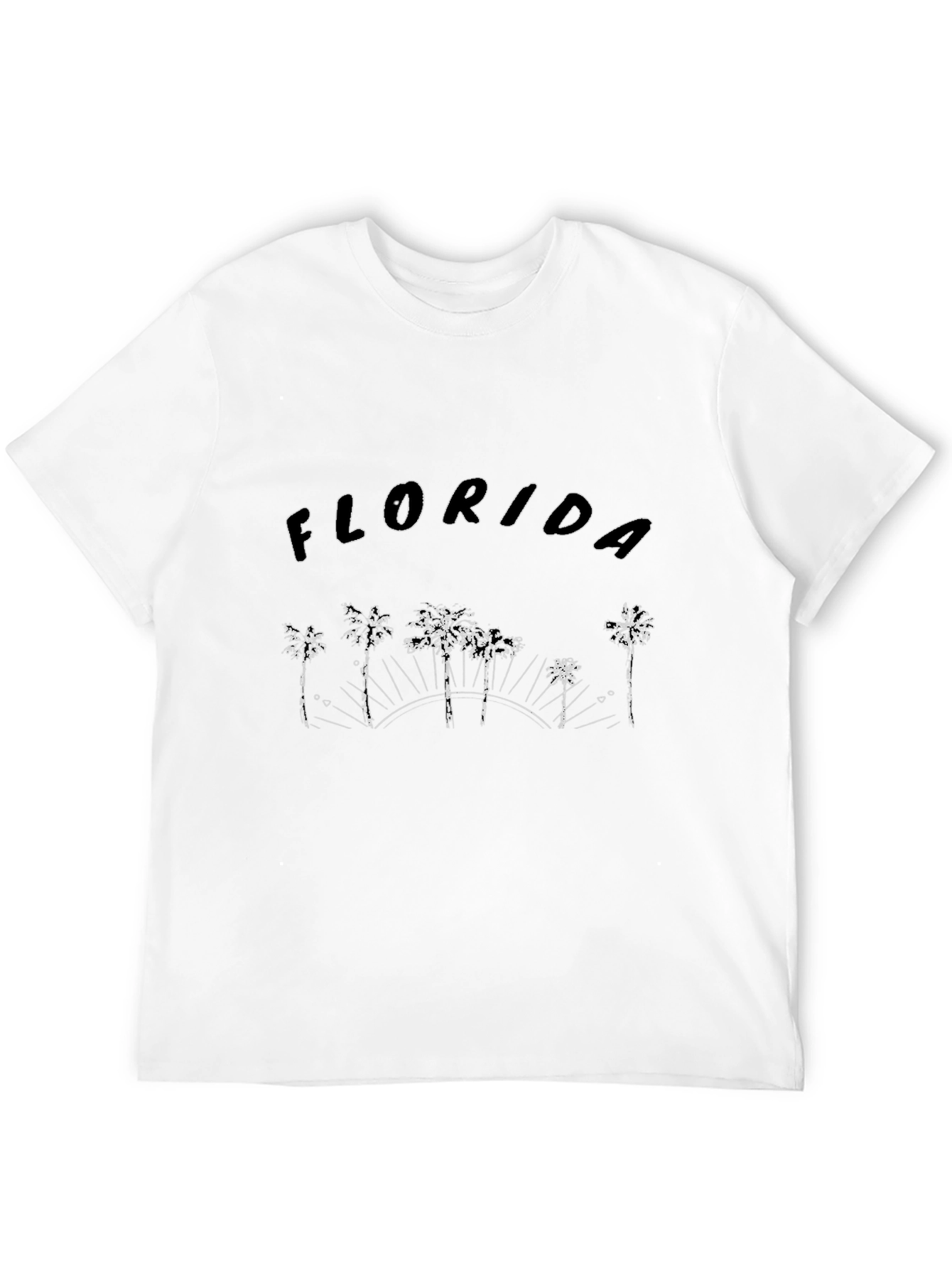 Florida Palm Tree Graphic T-Shirt
