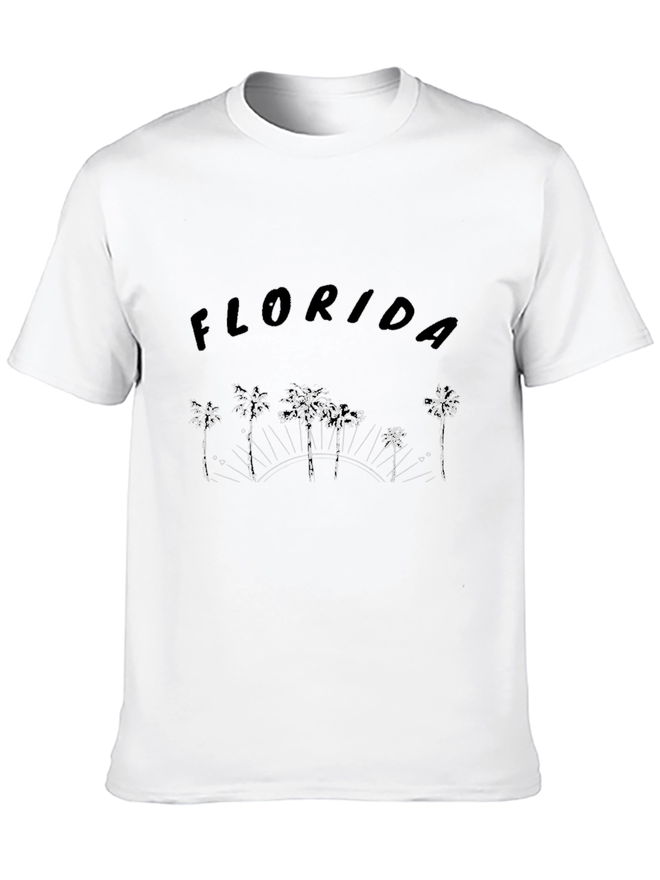 Florida Palm Tree Graphic T-Shirt